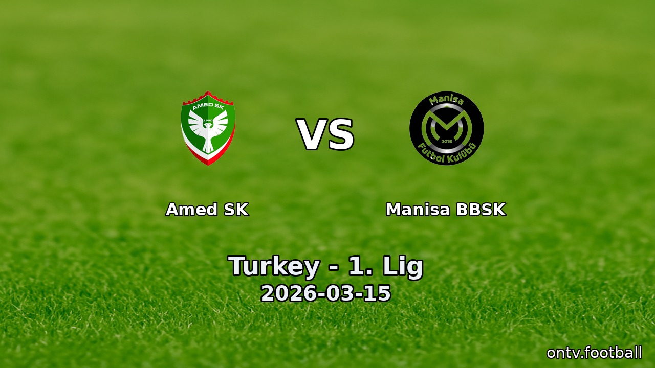 Amed SK vs Manisa BBSK