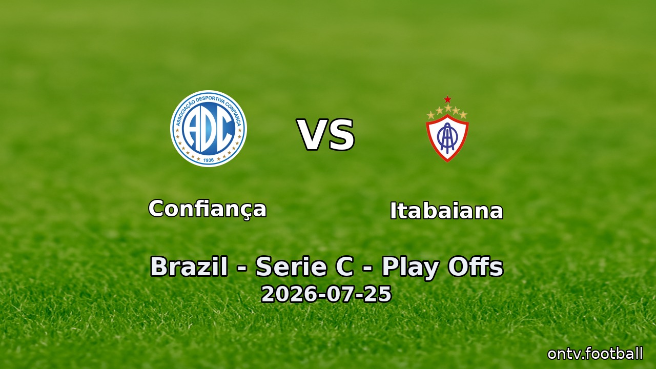 Confiança vs Itabaiana