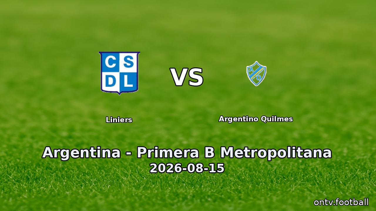 Liniers vs Argentino Quilmes