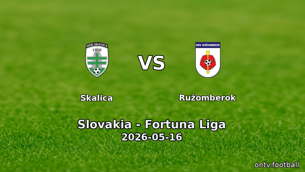 Skalica vs Ružomberok
