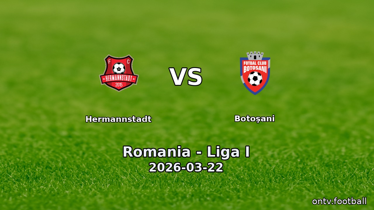 Hermannstadt vs Botoşani