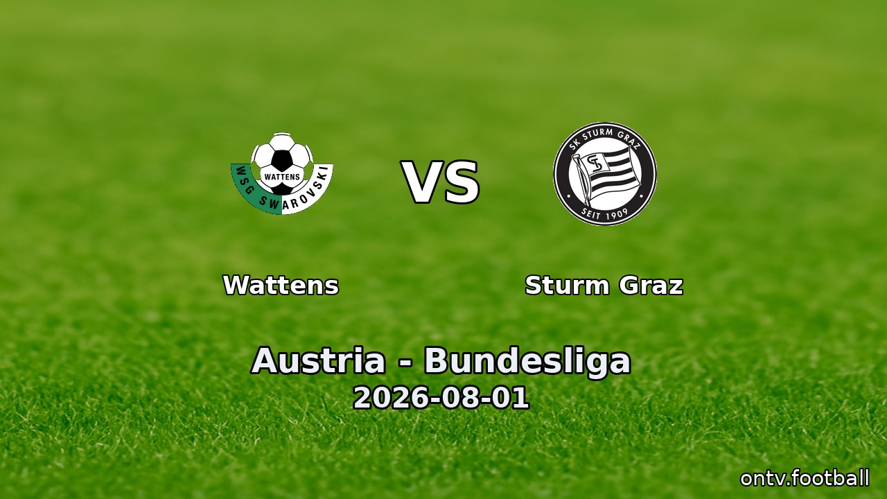 Wattens vs Sturm Graz