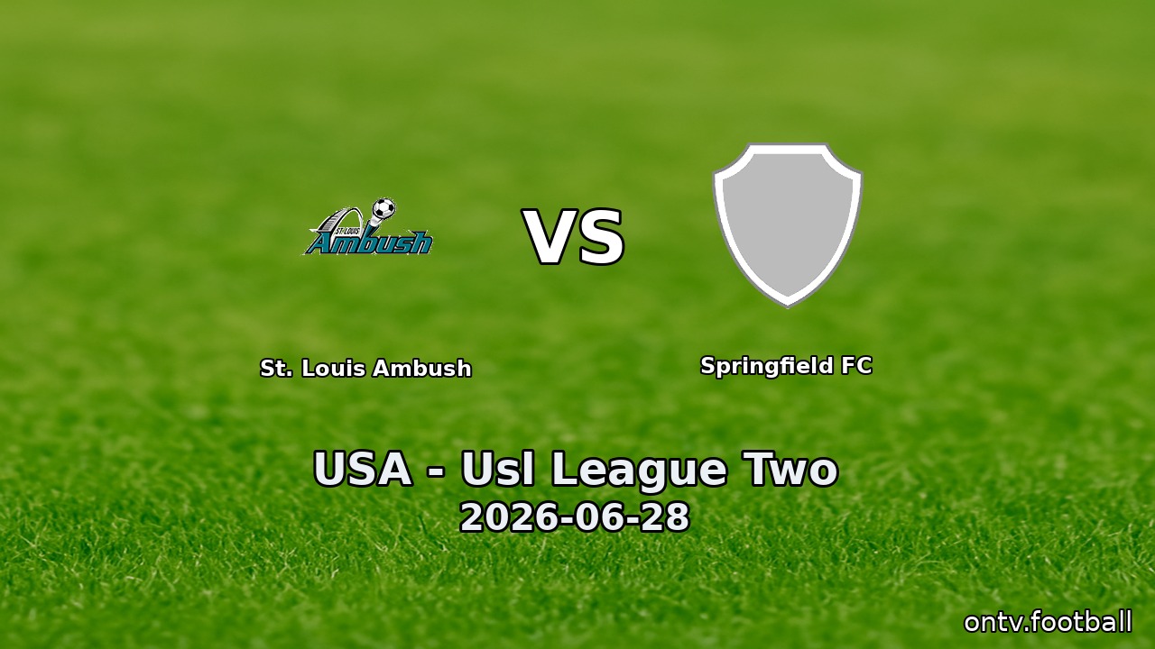 St. Louis Ambush vs Springfield FC