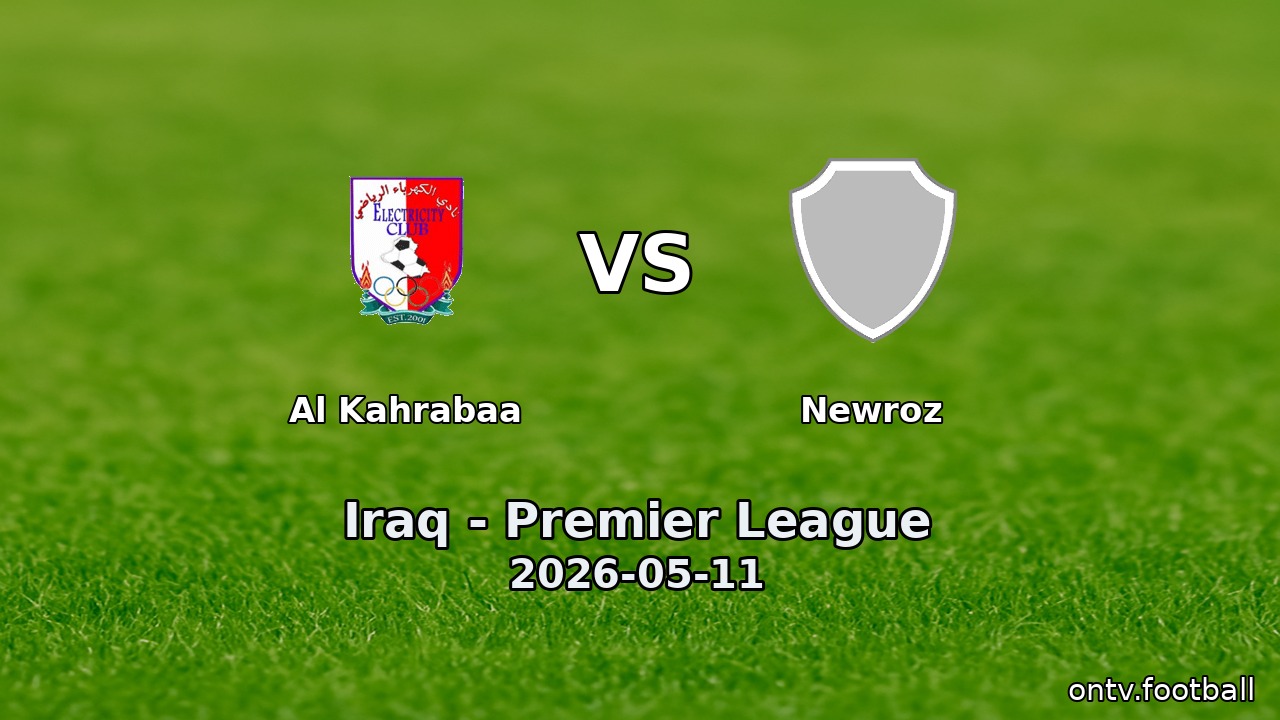 Al Kahrabaa vs Newroz