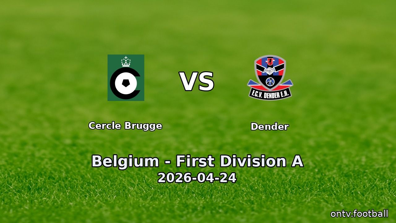 Cercle Brugge vs Dender