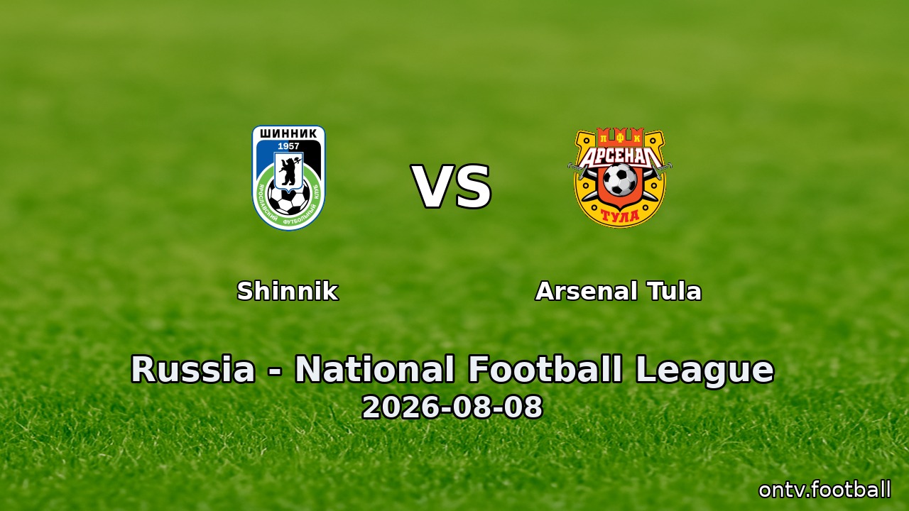 Shinnik vs Arsenal Tula