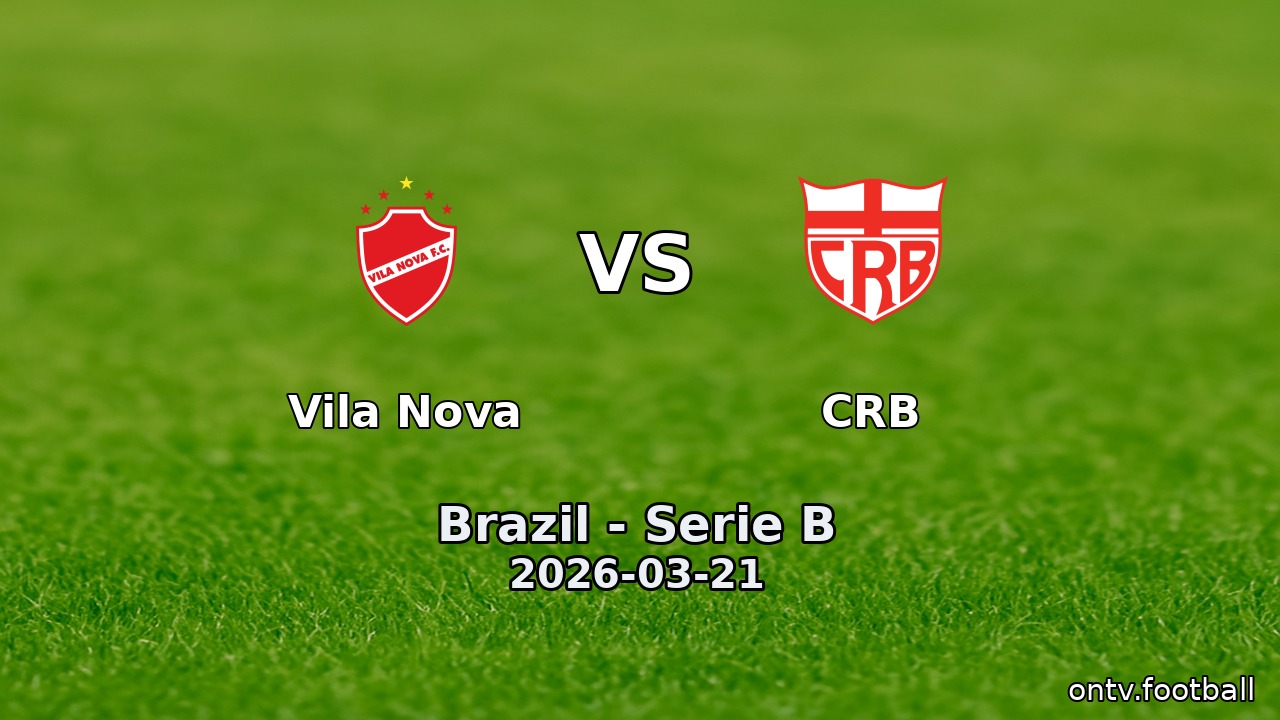 Vila Nova vs CRB