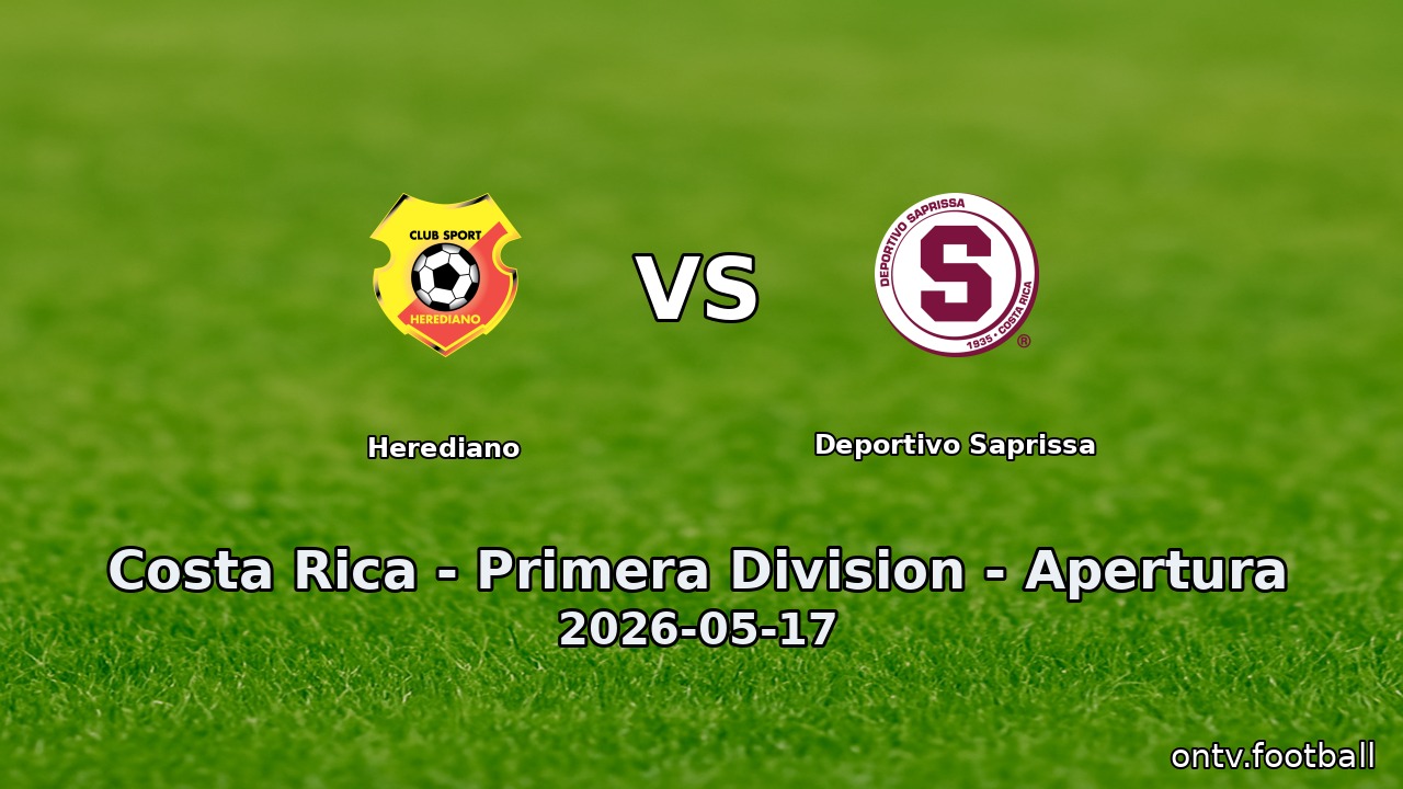 Herediano vs Deportivo Saprissa