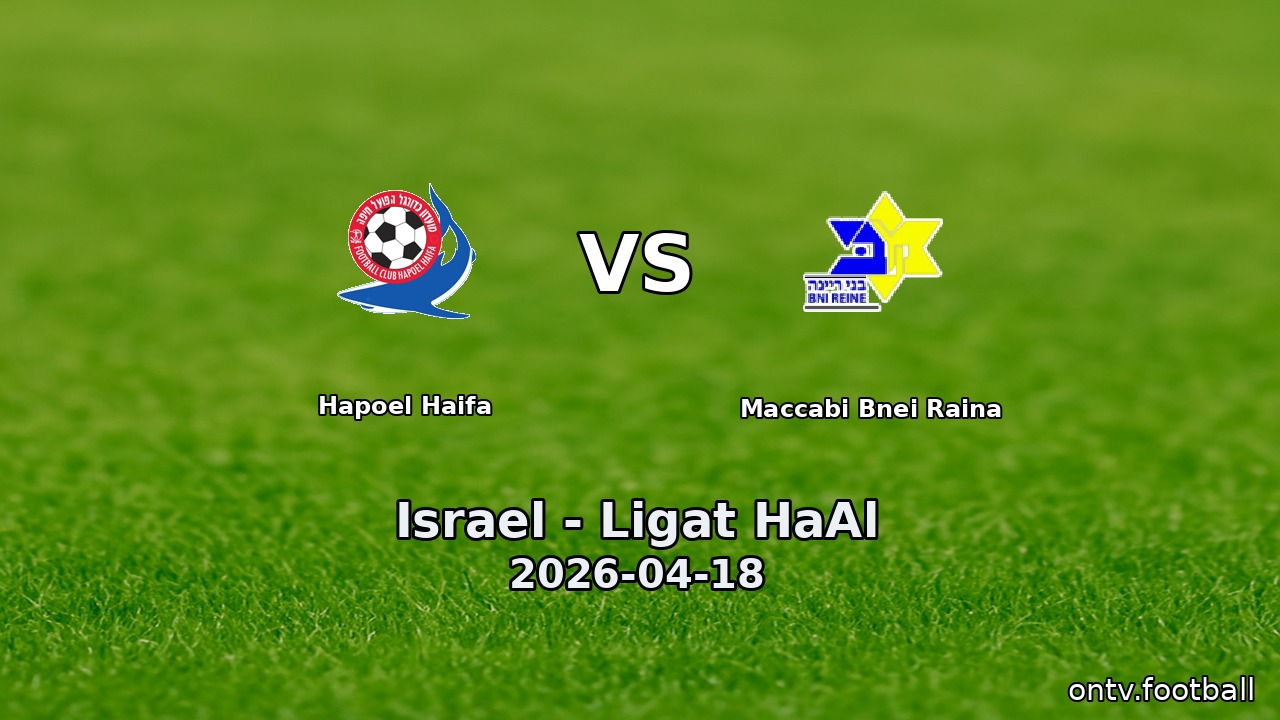 Hapoel Haifa vs Maccabi Bnei Raina