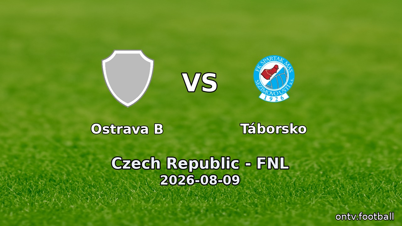 Ostrava B vs Táborsko