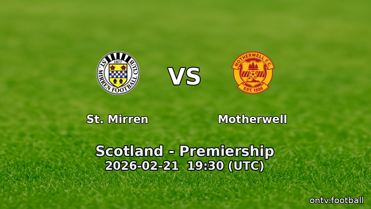 St. Mirren vs Motherwell