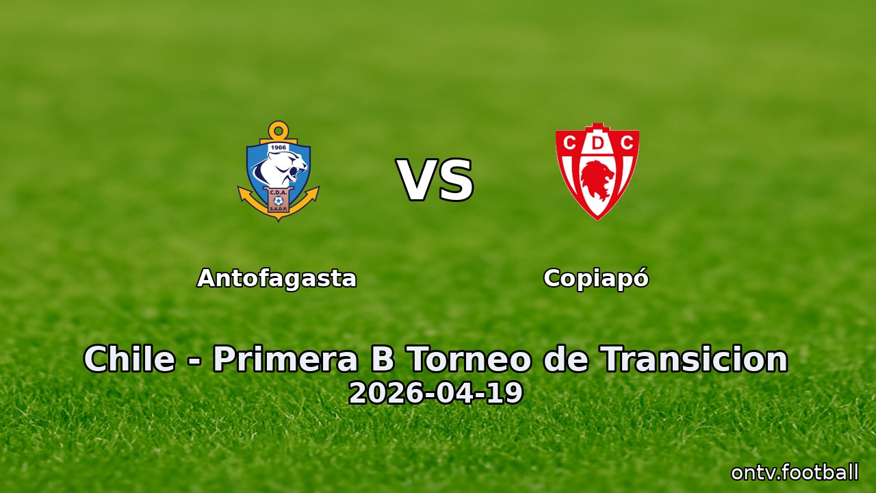 Antofagasta vs Copiapó