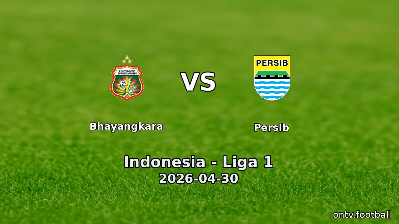 Bhayangkara vs Persib