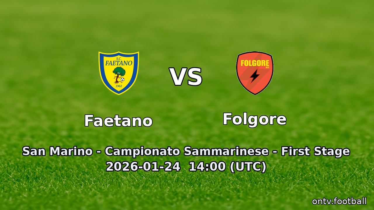 Faetano vs Folgore