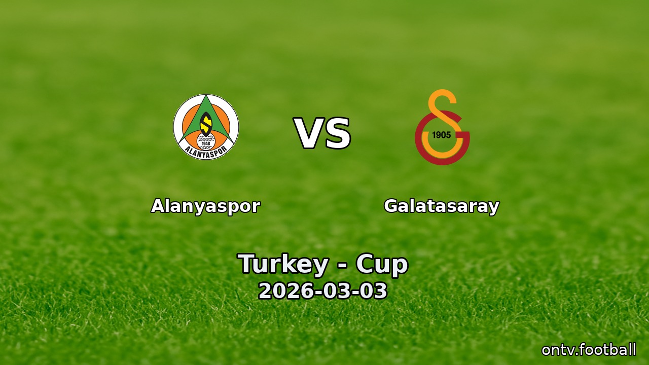 Alanyaspor vs Galatasaray