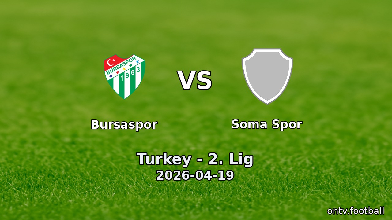 Bursaspor vs Soma Spor