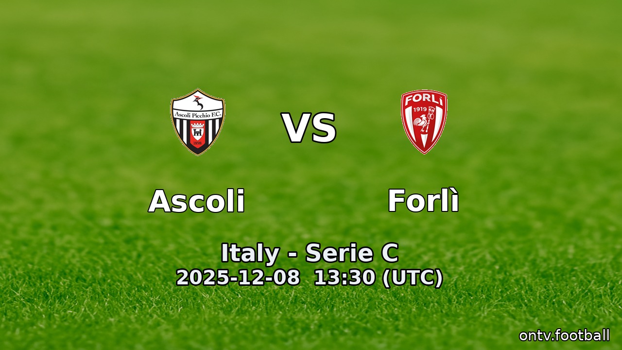 Ascoli vs Forlì