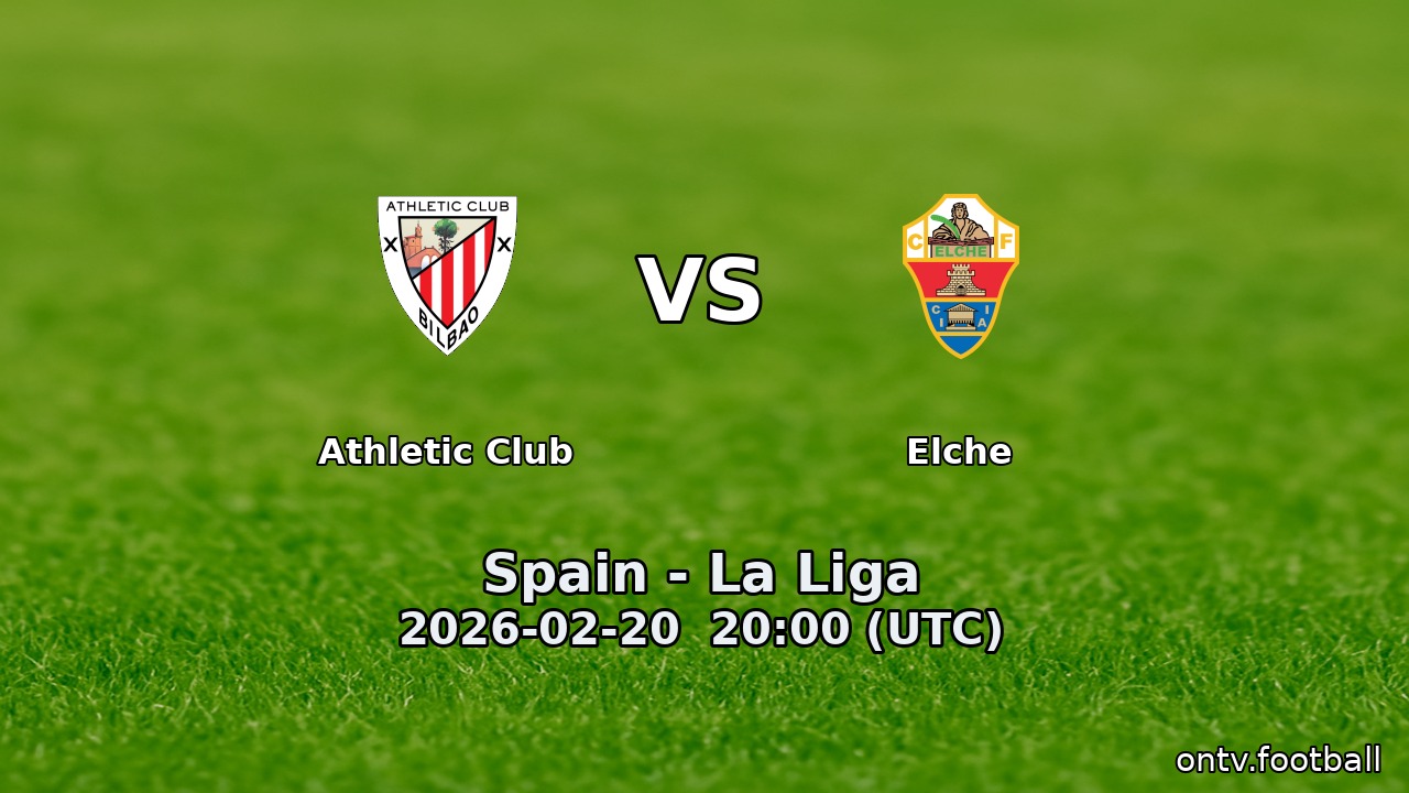 Athletic Club vs Elche
