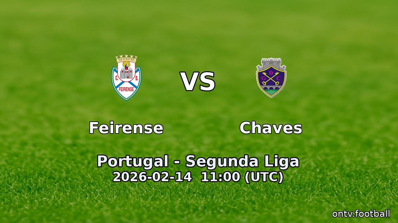 Feirense vs Chaves