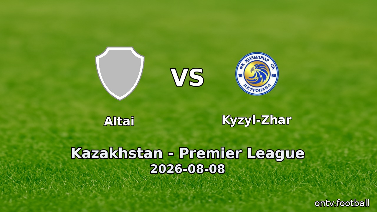 Altai vs Kyzyl-Zhar