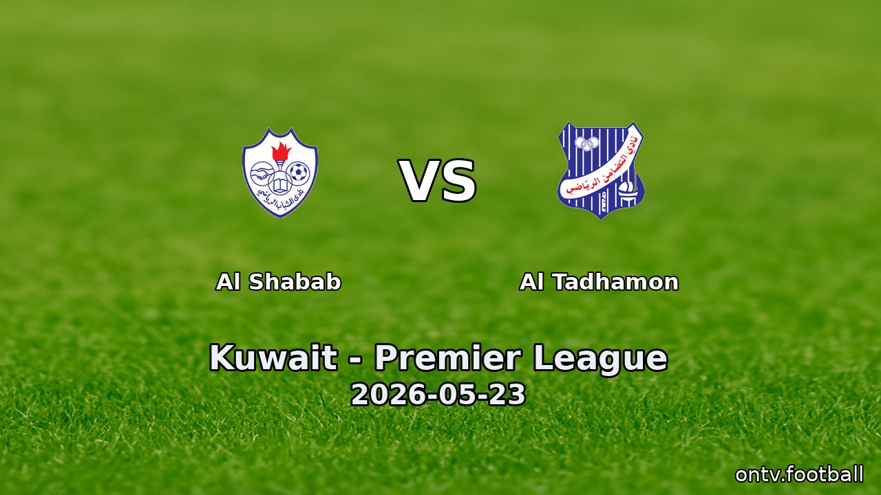 Al Shabab vs Al Tadhamon