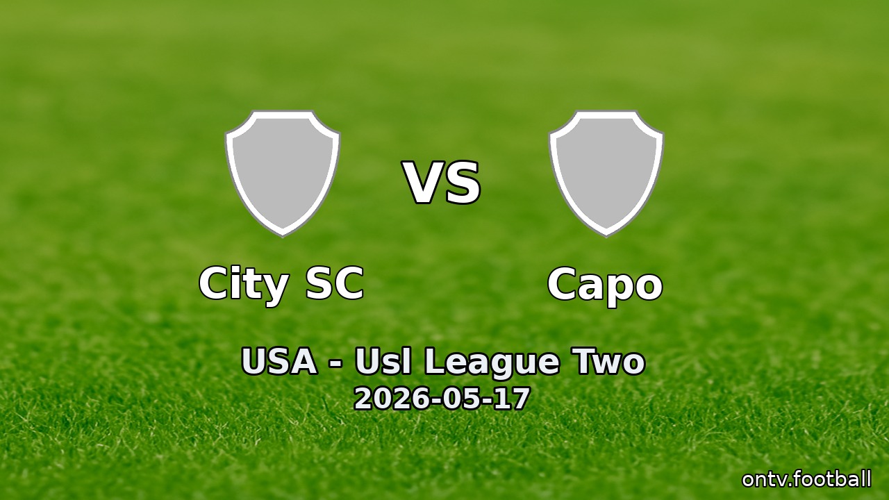 City SC vs Capo