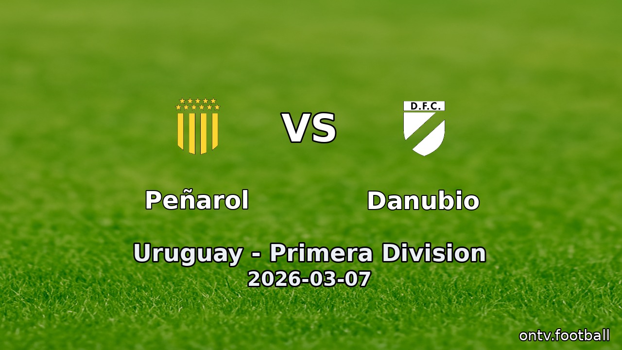 Peñarol vs Danubio