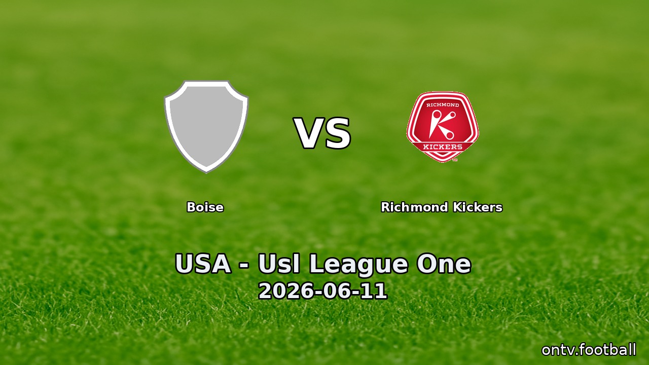 Boise vs Richmond Kickers