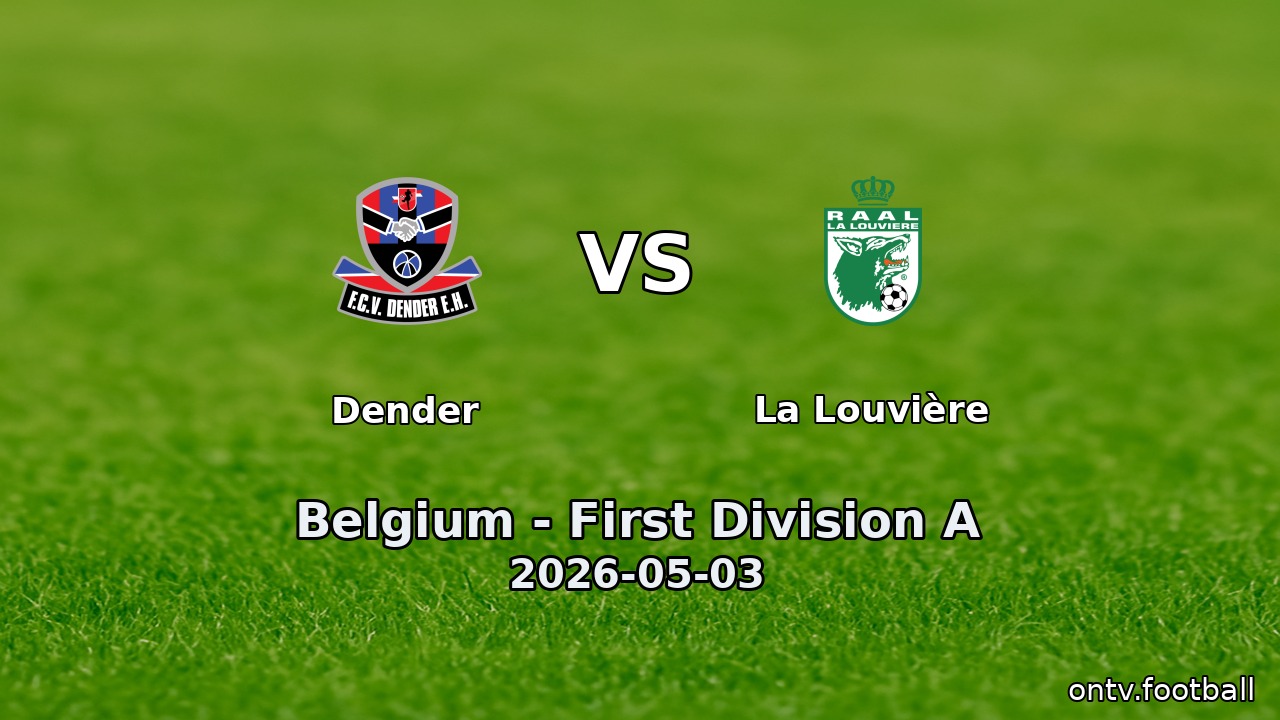 Dender vs La Louvière