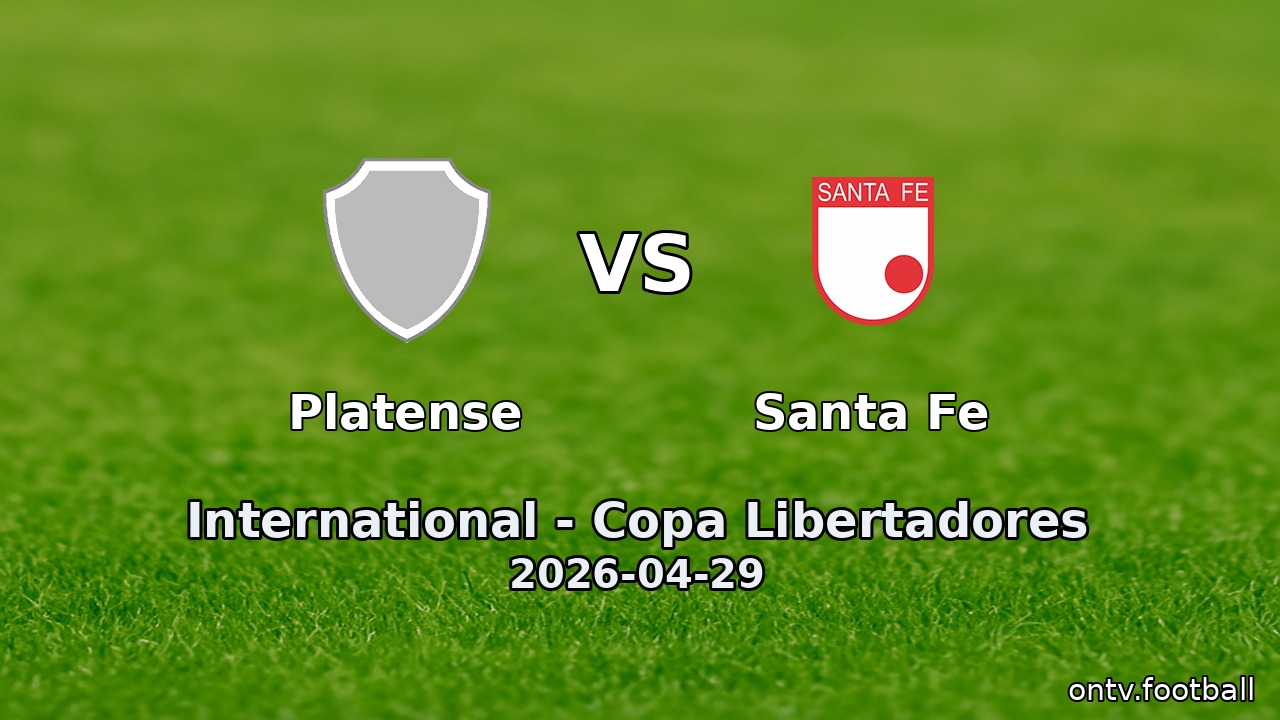 Platense vs Santa Fe