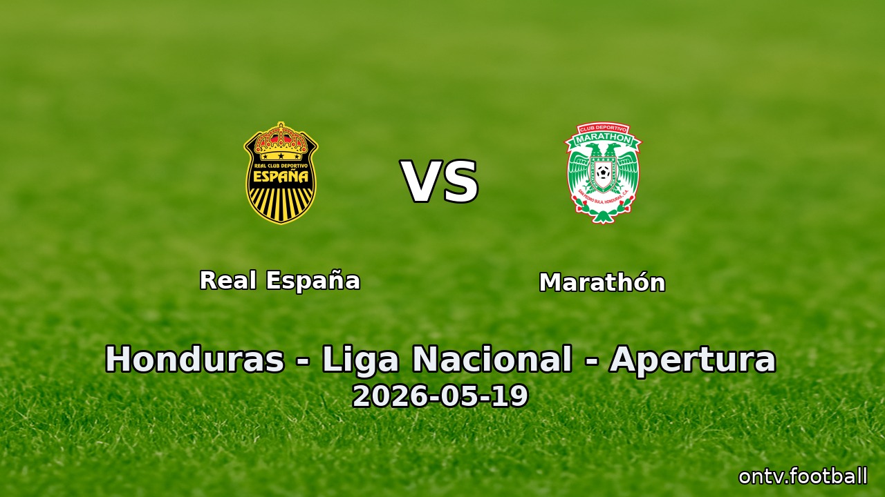 Real España vs Marathón