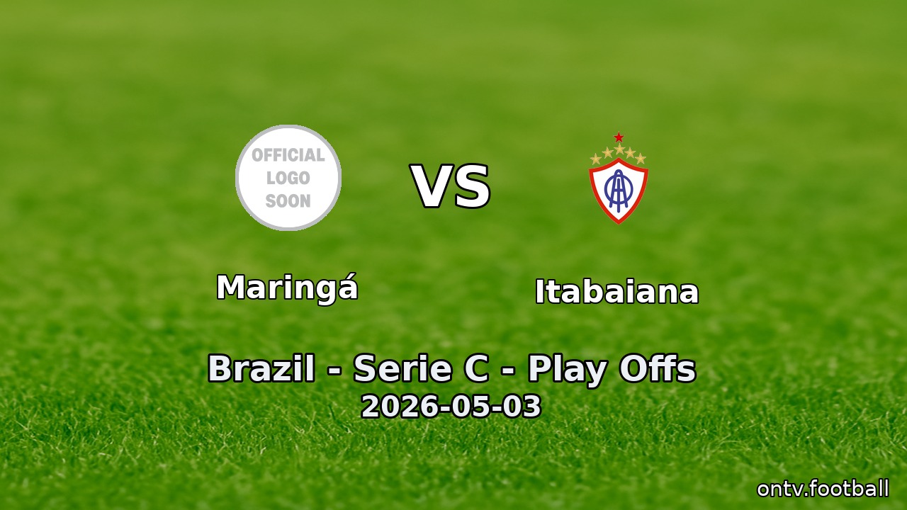 Maringá vs Itabaiana