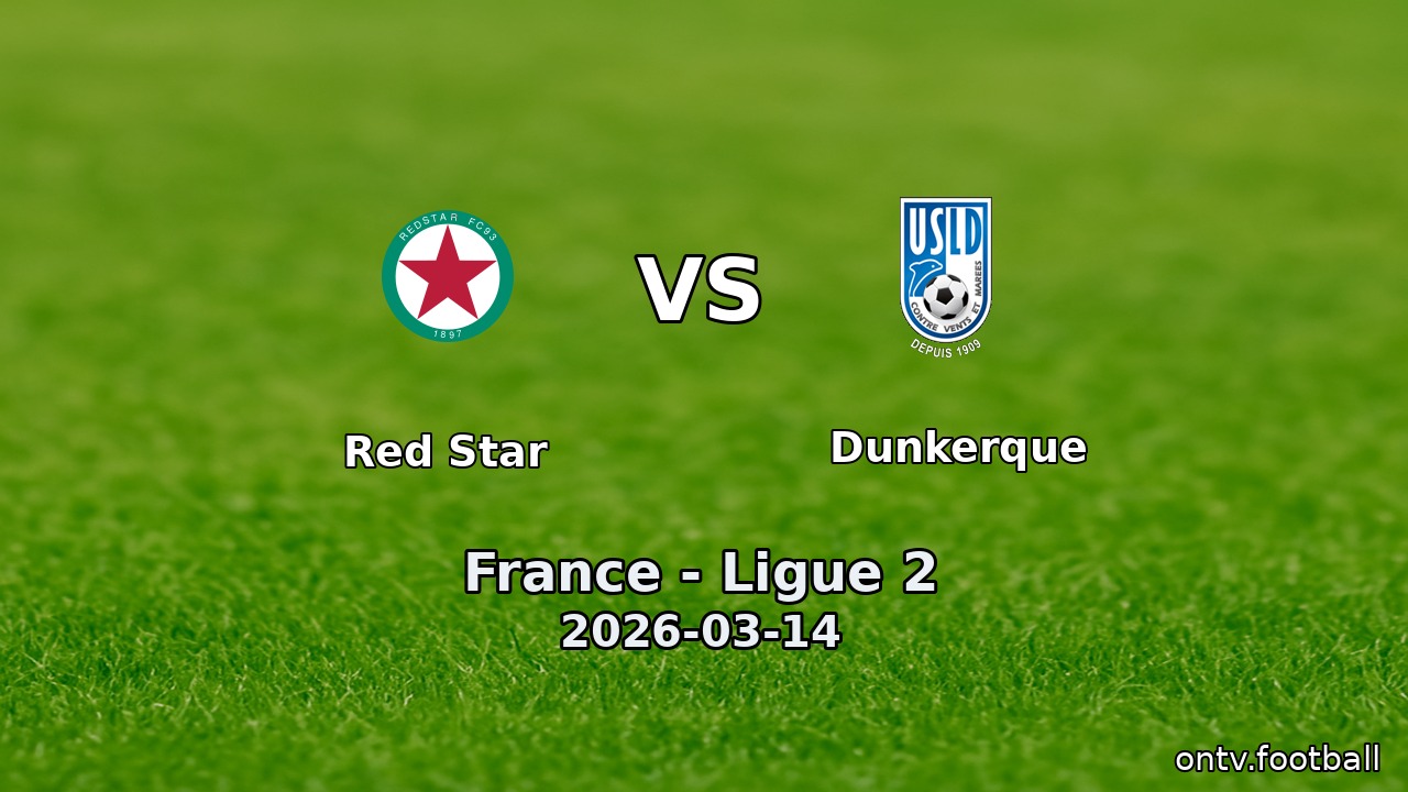 Red Star vs Dunkerque