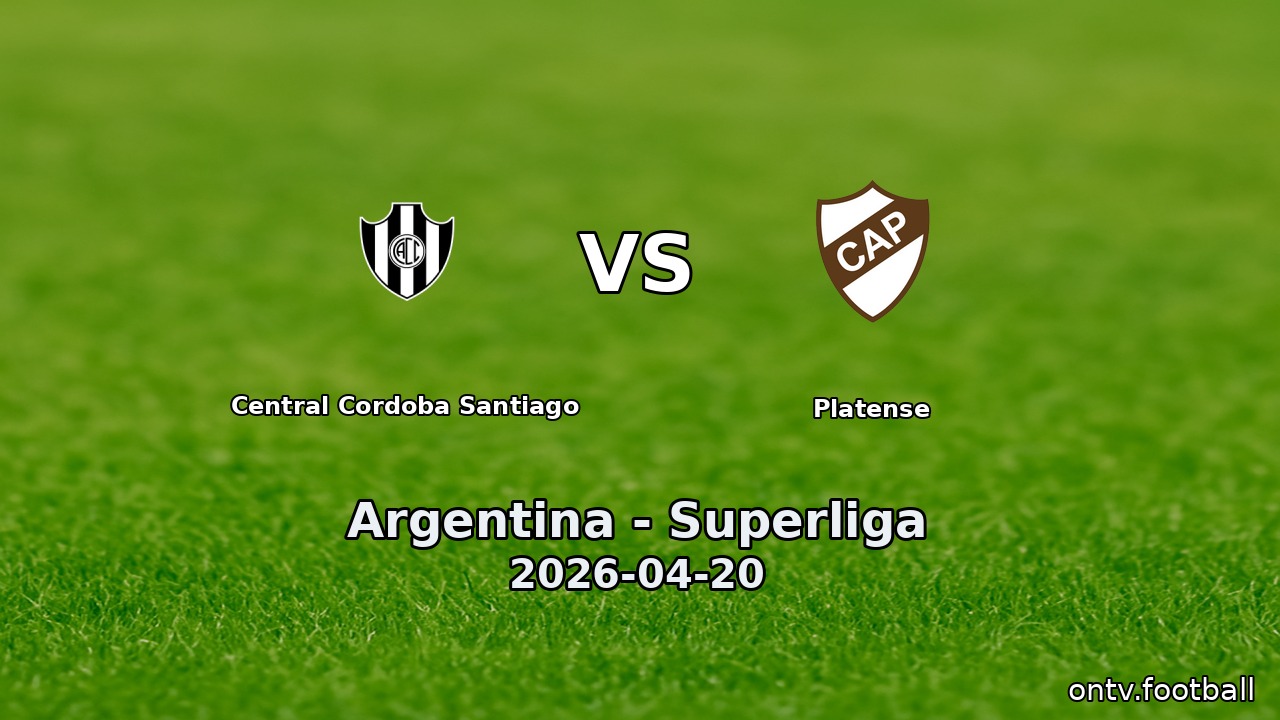 Central Cordoba Santiago vs Platense