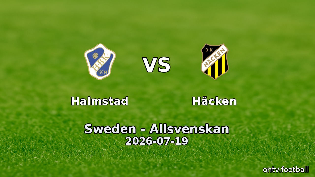Halmstad vs Häcken