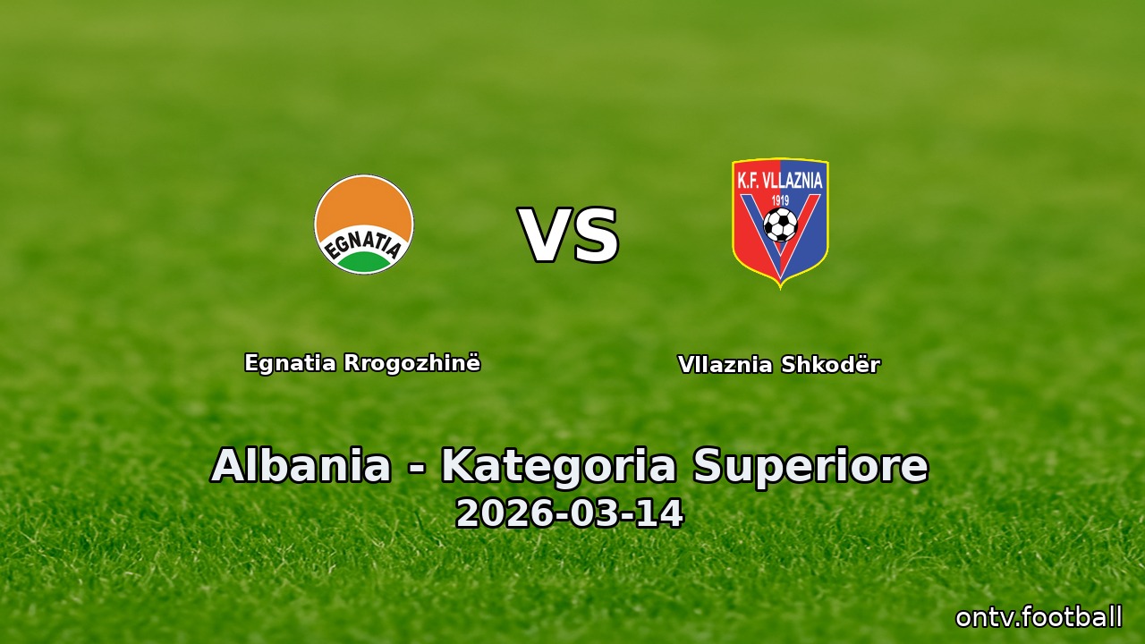 Egnatia Rrogozhinë vs Vllaznia Shkodër