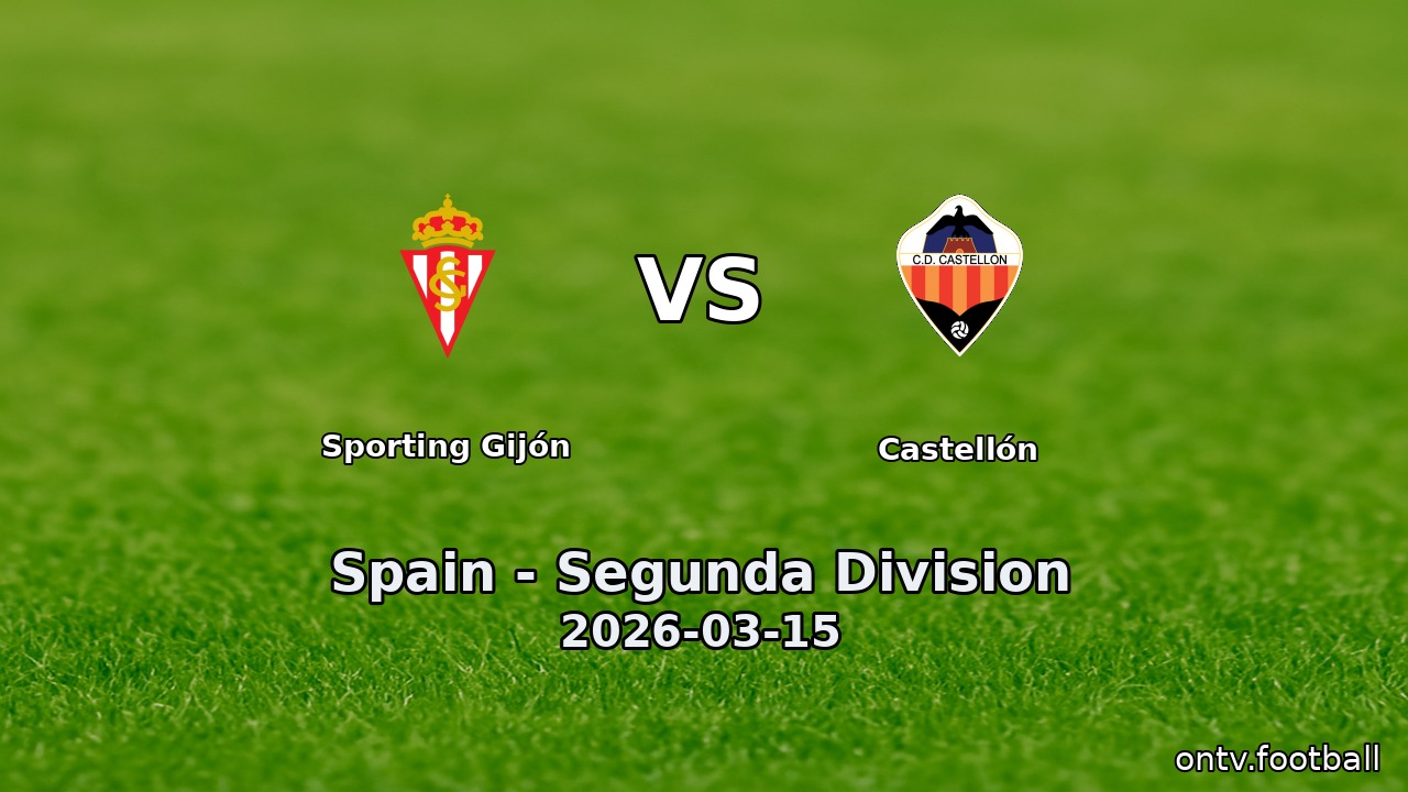 Sporting Gijón vs Castellón