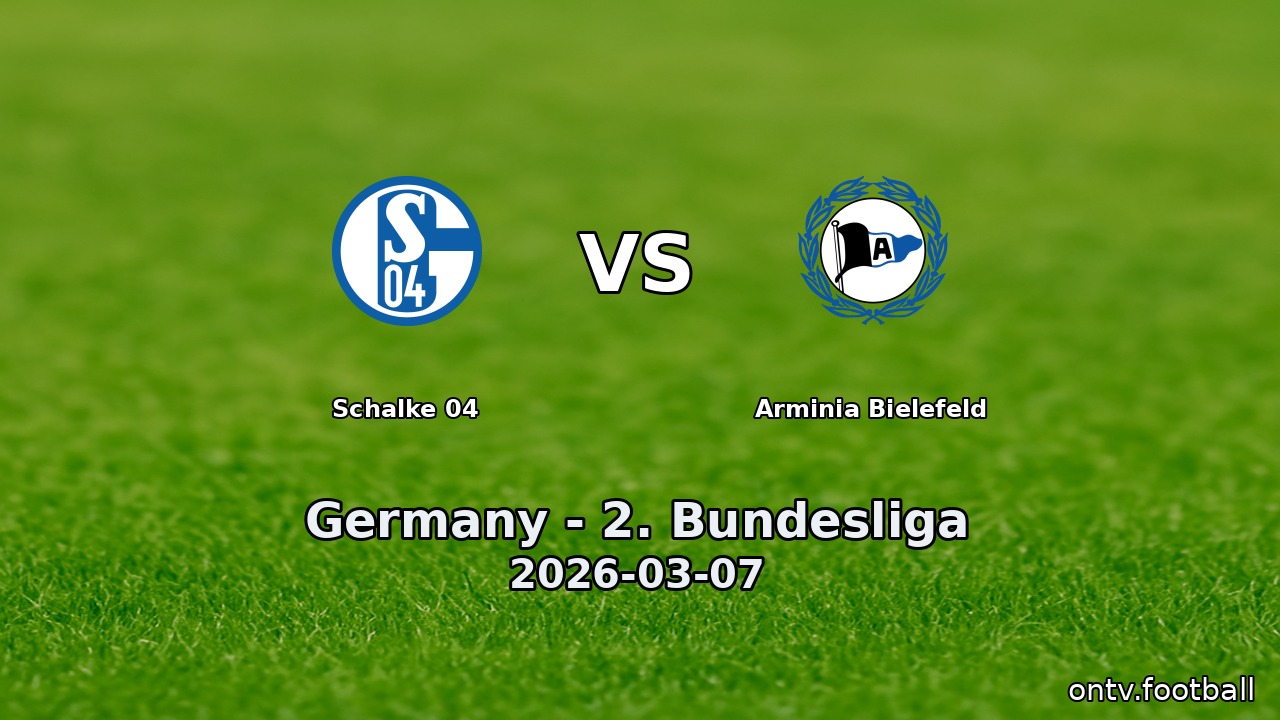 Schalke 04 vs Arminia Bielefeld