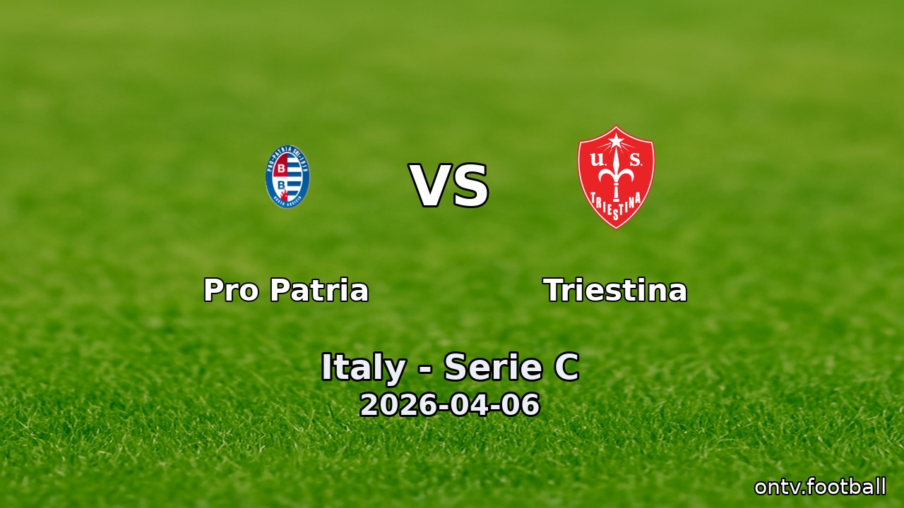 Pro Patria vs Triestina