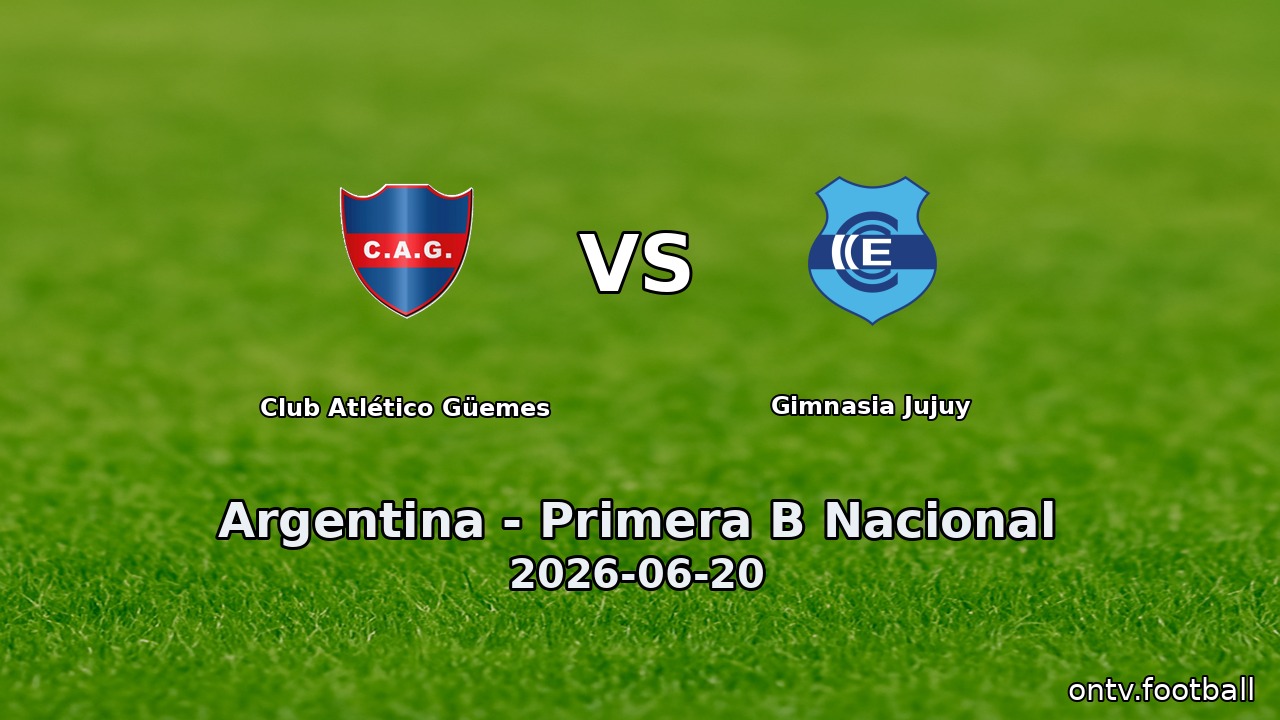 Club Atlético Güemes vs Gimnasia Jujuy