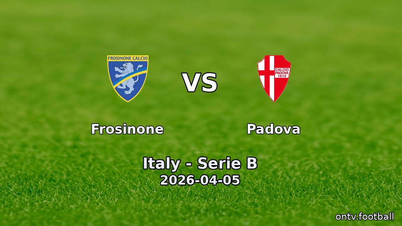 Frosinone vs Padova