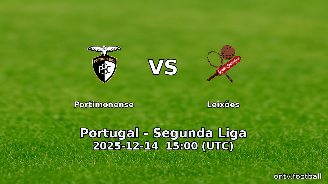 Portimonense vs Leixões