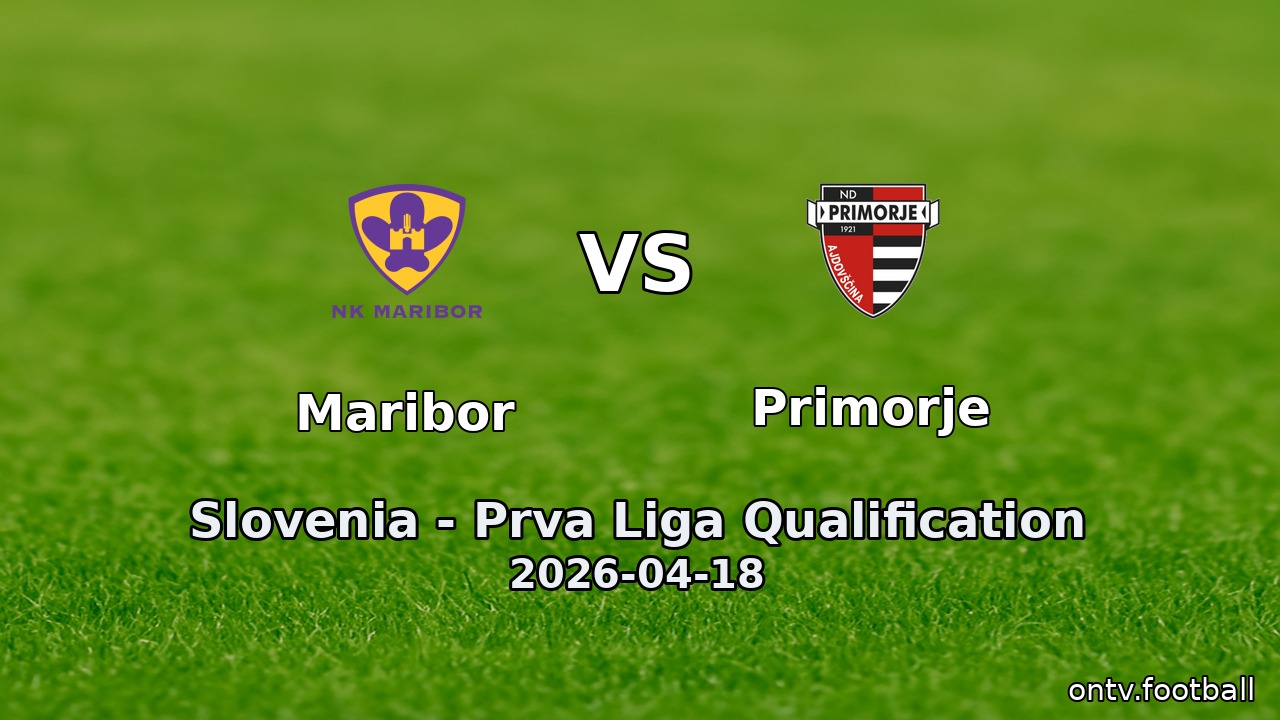 Maribor vs Primorje