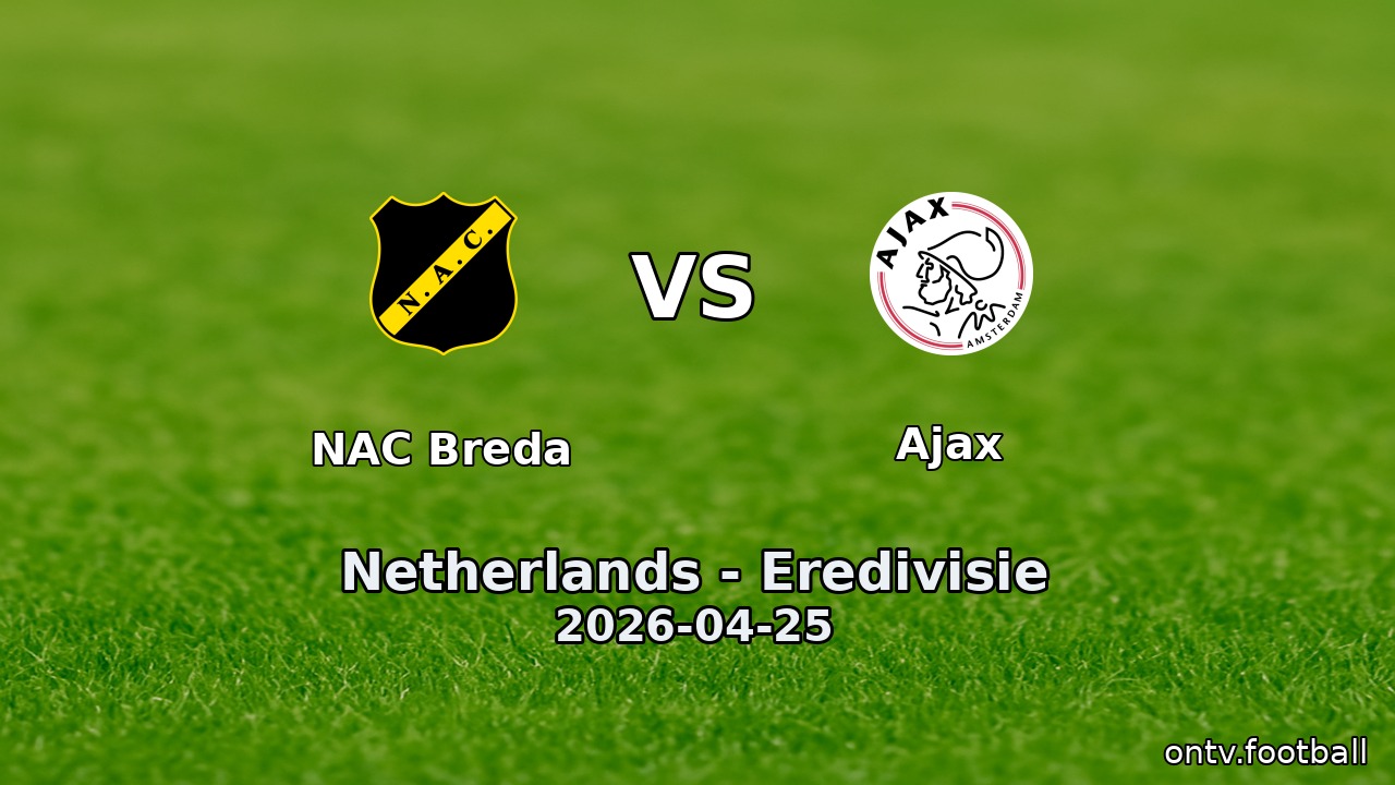 NAC Breda vs Ajax
