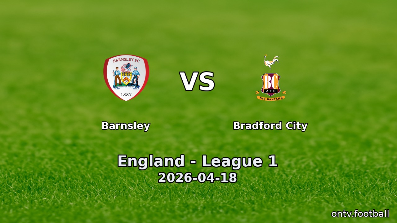 Barnsley vs Bradford City
