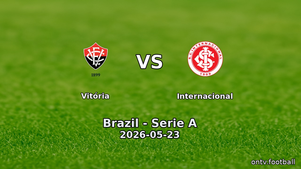 Vitória vs Internacional