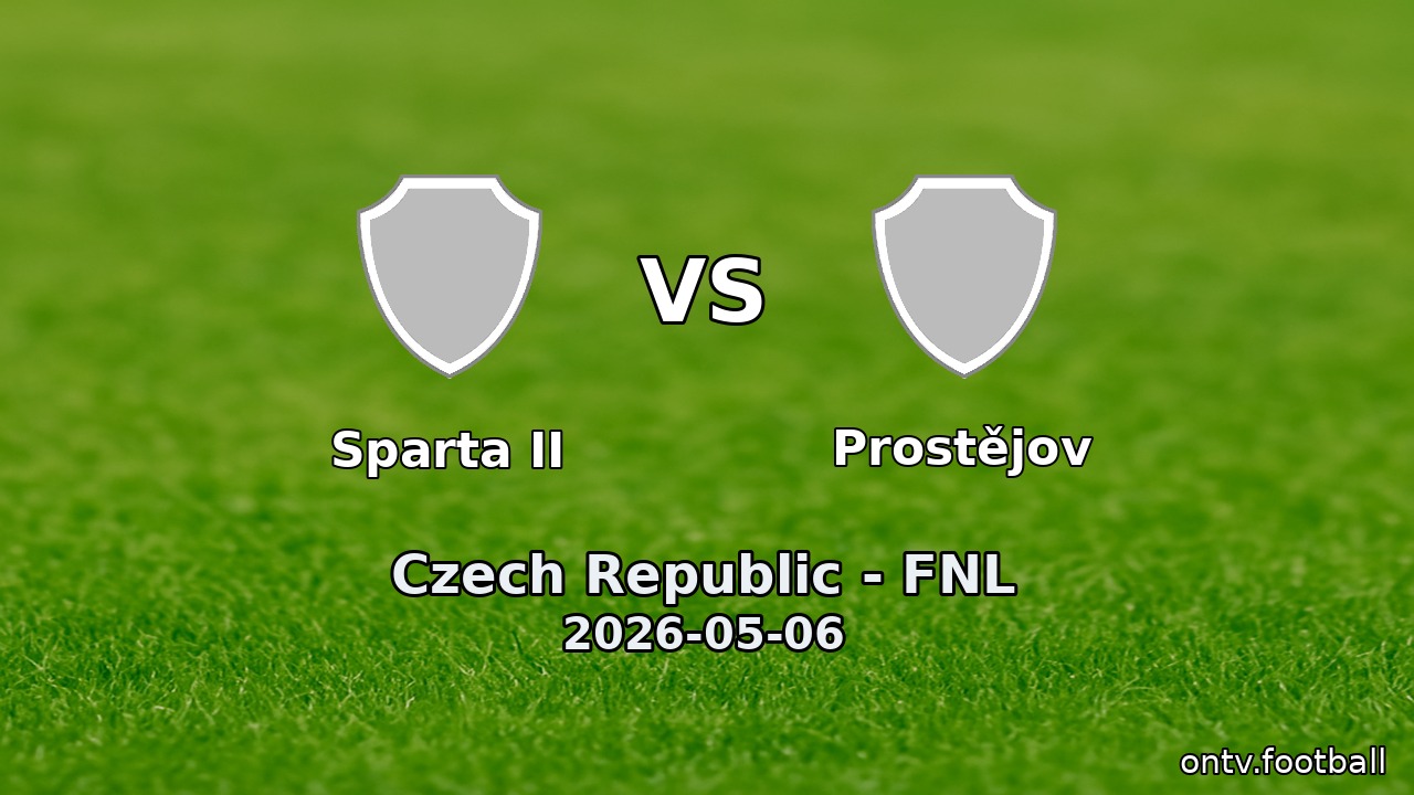 Sparta II vs Prostějov