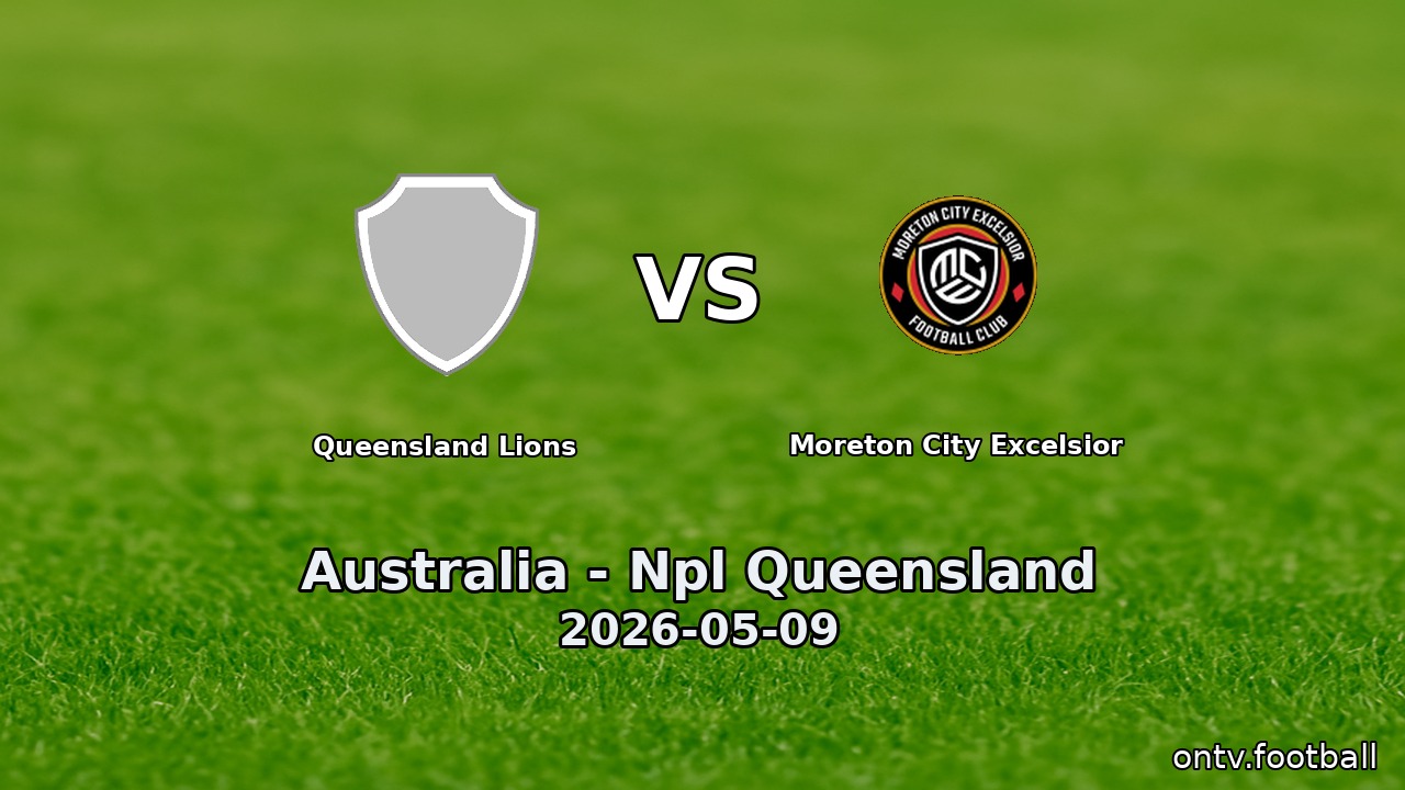 Queensland Lions vs Moreton City Excelsior
