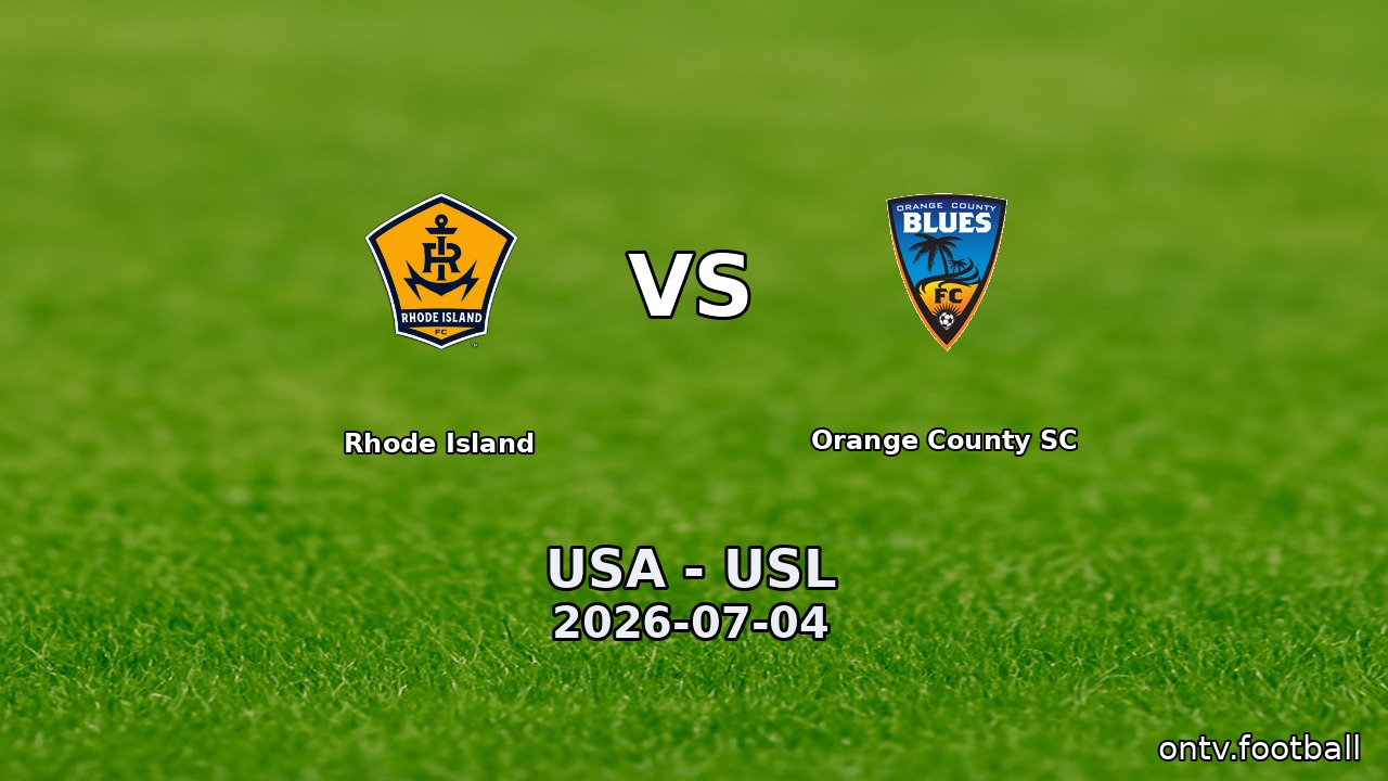 Rhode Island vs Orange County SC
