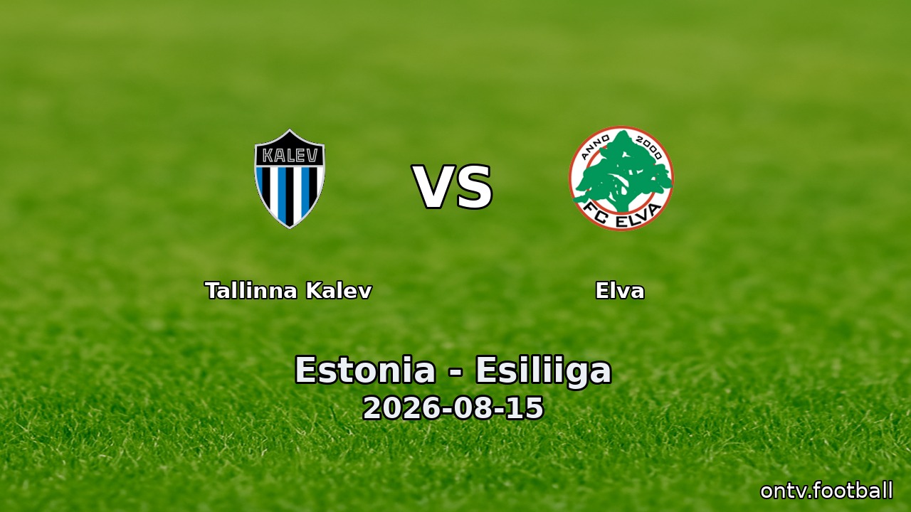 Tallinna Kalev vs Elva
